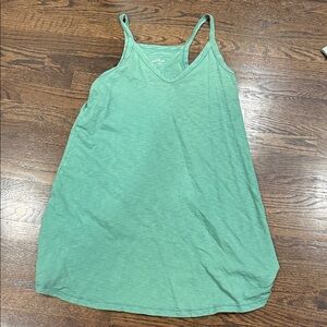 Universal thread, oversized, small Green Women's Tank Top dress